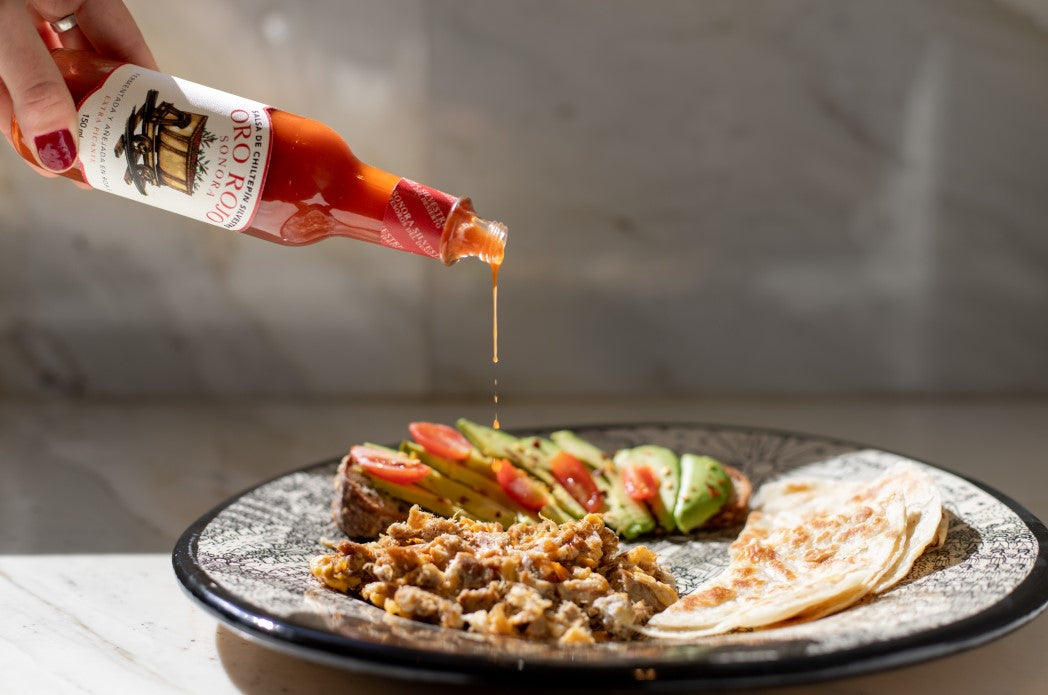 Salsa de Chiltepín Añejado - Oro Rojo Sonora (4 botellas)