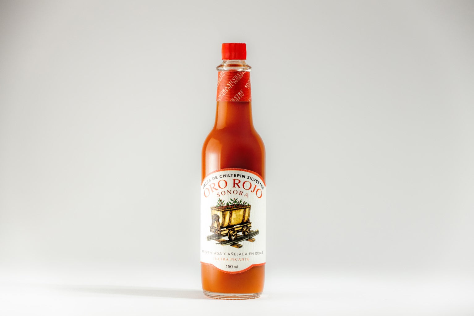 Salsa de Chiltepín Añejado - Oro Rojo Sonora (4 botellas)